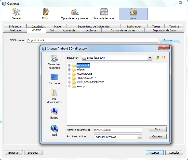 download android sdk for netbeans 80.2